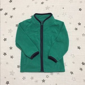 GUC OshKosh green fleece sweater size 24M